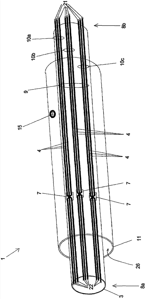 Electric heating system for fluid transportation pipe and pipe assembled with electric heating system