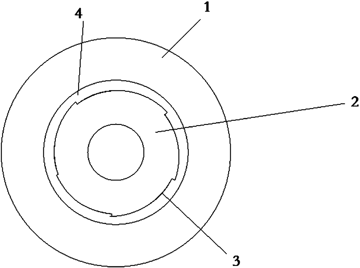 Oil storage type Archimedes spiral end face anti-thrust sliding plate