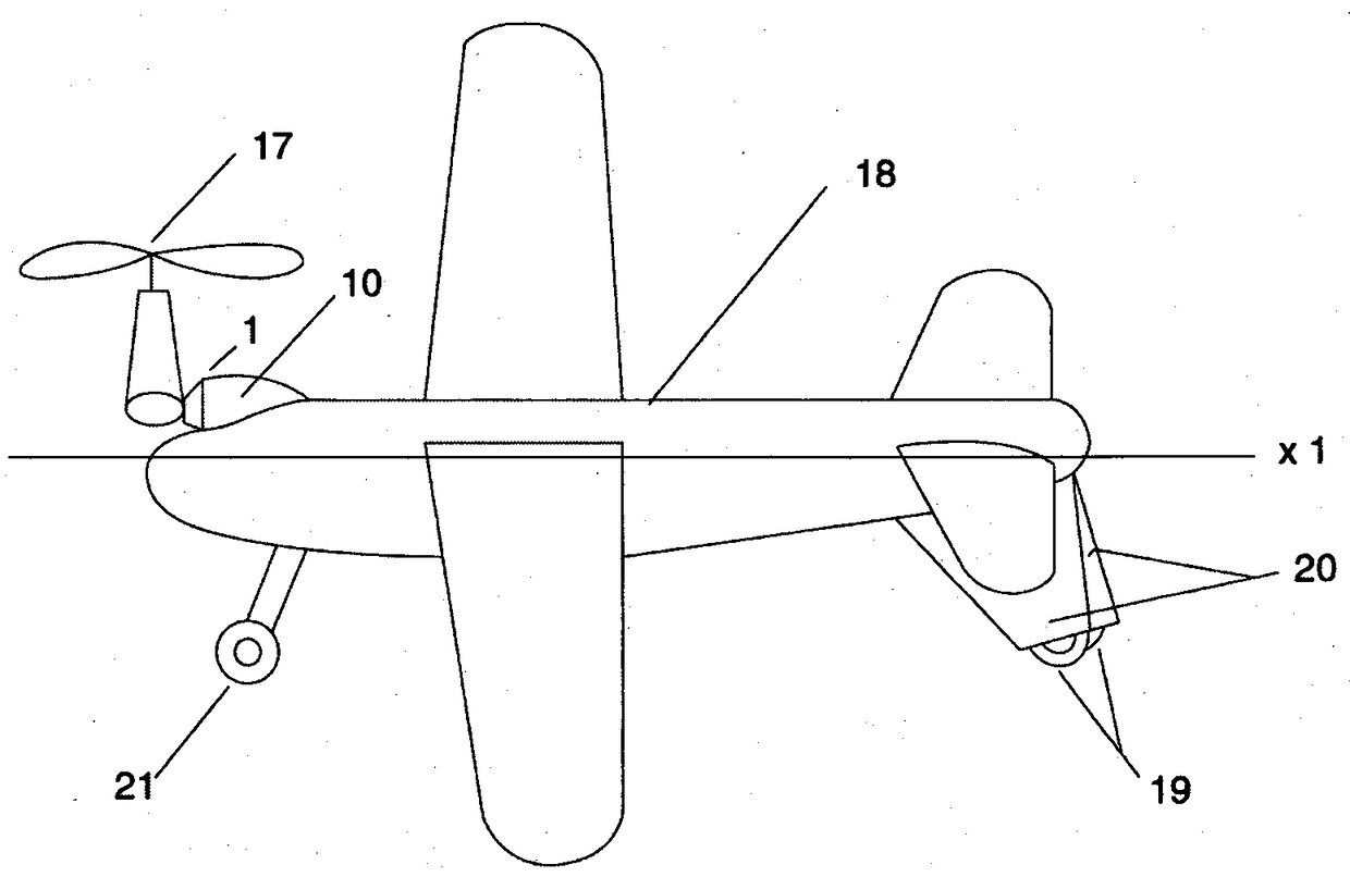 A method for realizing vertical take-off and landing of existing unmanned aircraft