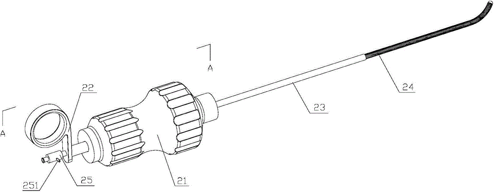 Bendable surgical instrument with pre-bending pipe structure