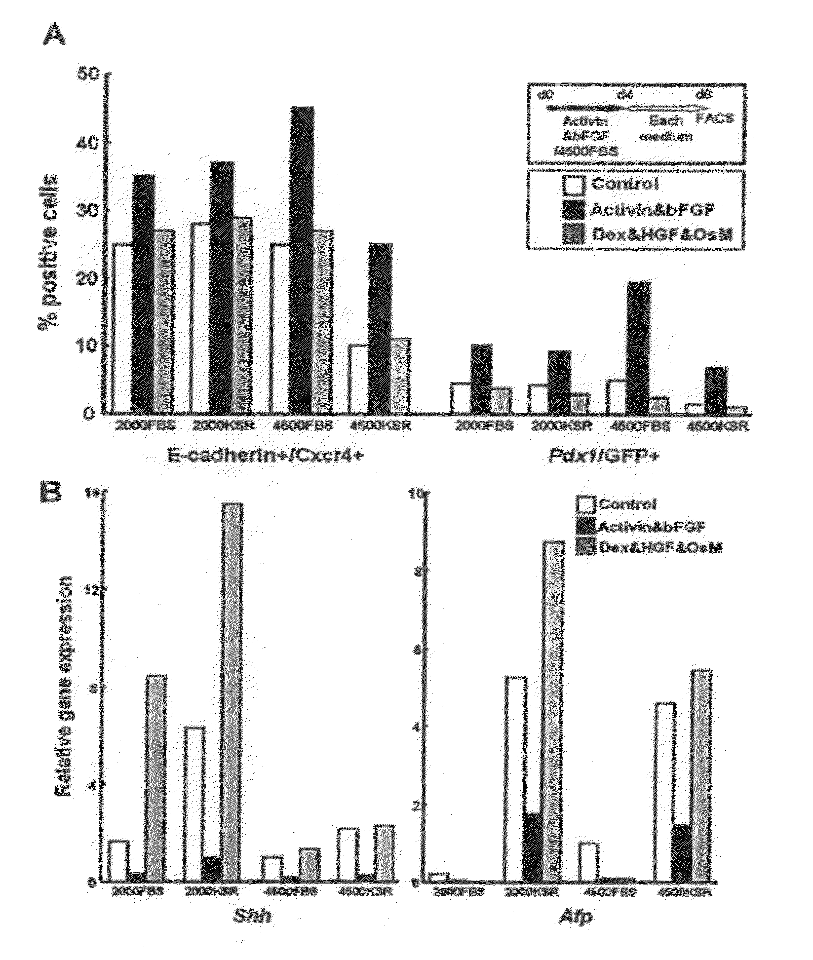 Method for induction of differentiation of es cell