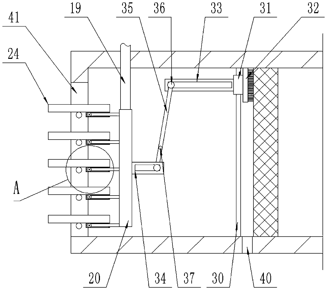 A power switch cabinet device for industrial automatic control system