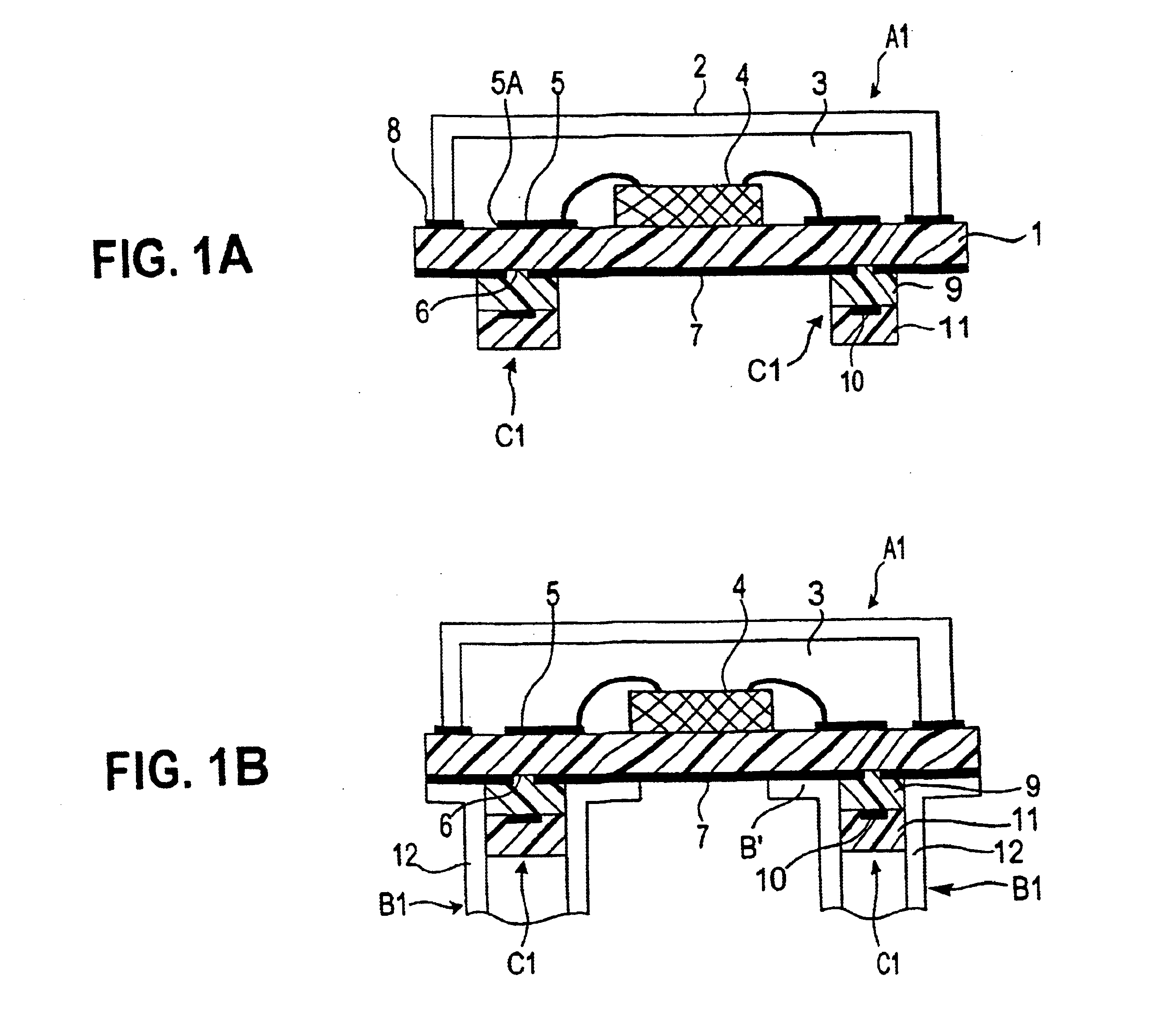 Multi-layered wiring board for slot coupling a transmission line to a waveguide