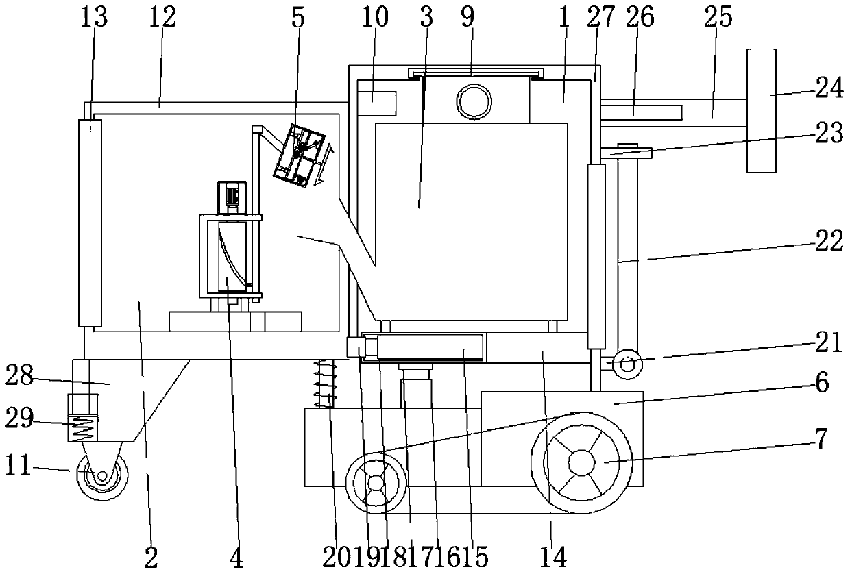 Harvesting equipment for ecological agricultural vegetable planting