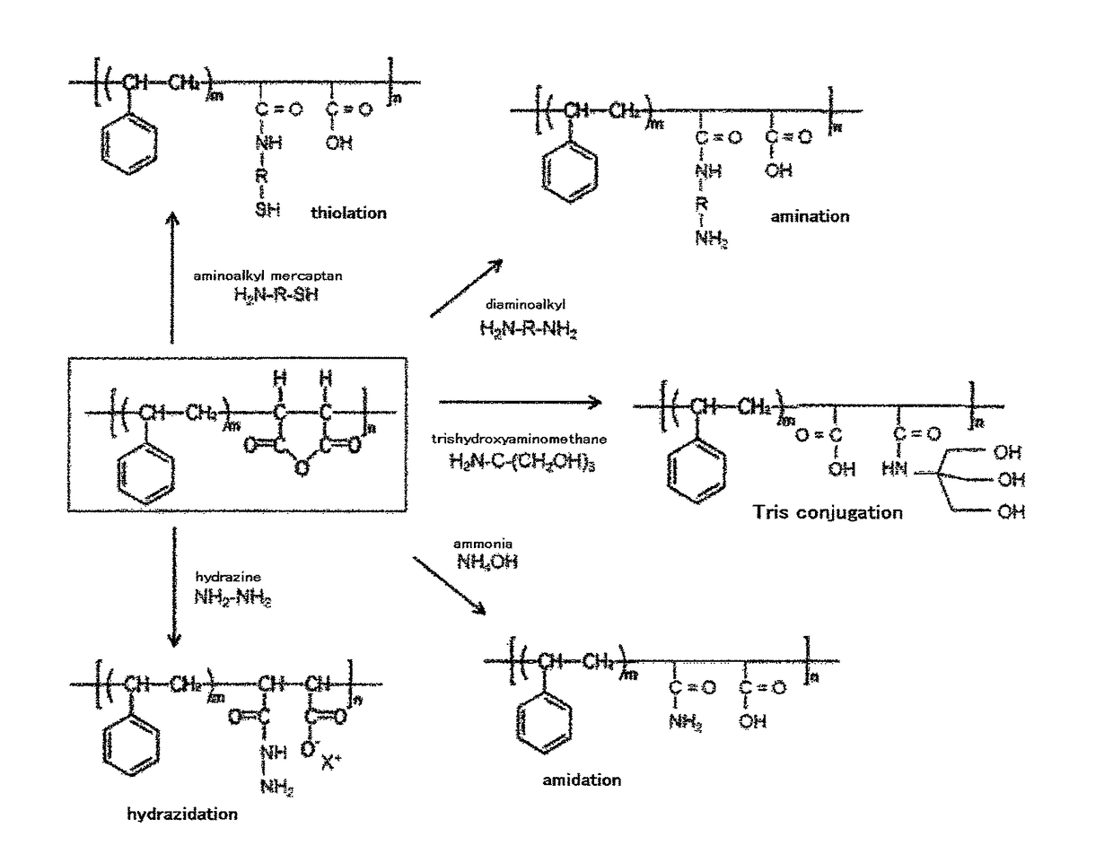 Derivative of styrene-maleic acid copolymer