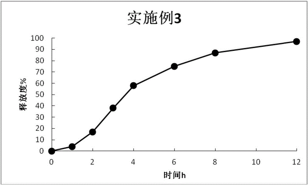 Sodium prasterone sulfate sustained-release capsule and preparation method thereof