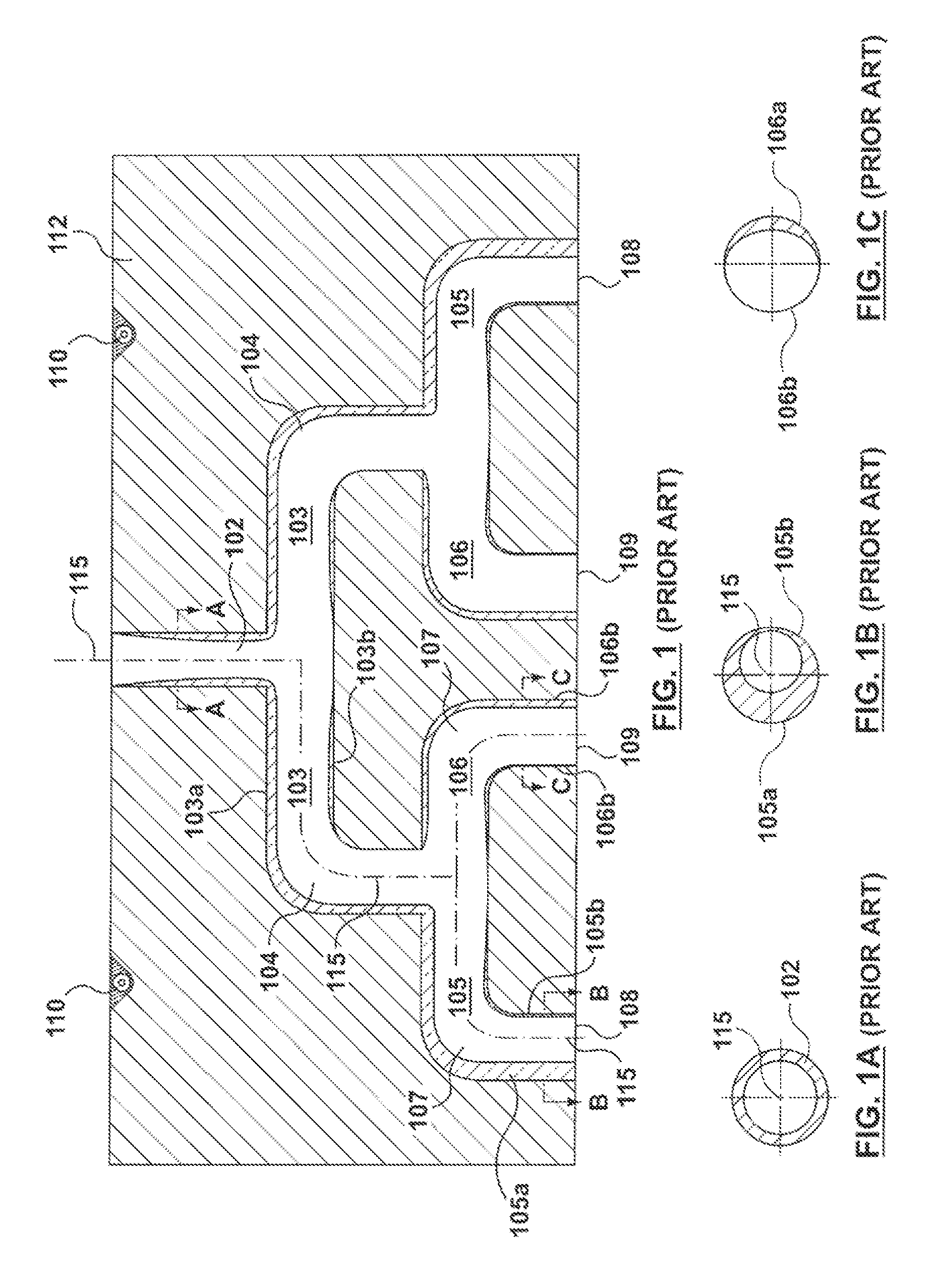 Melt Channel Geometries for an Injection Molding System