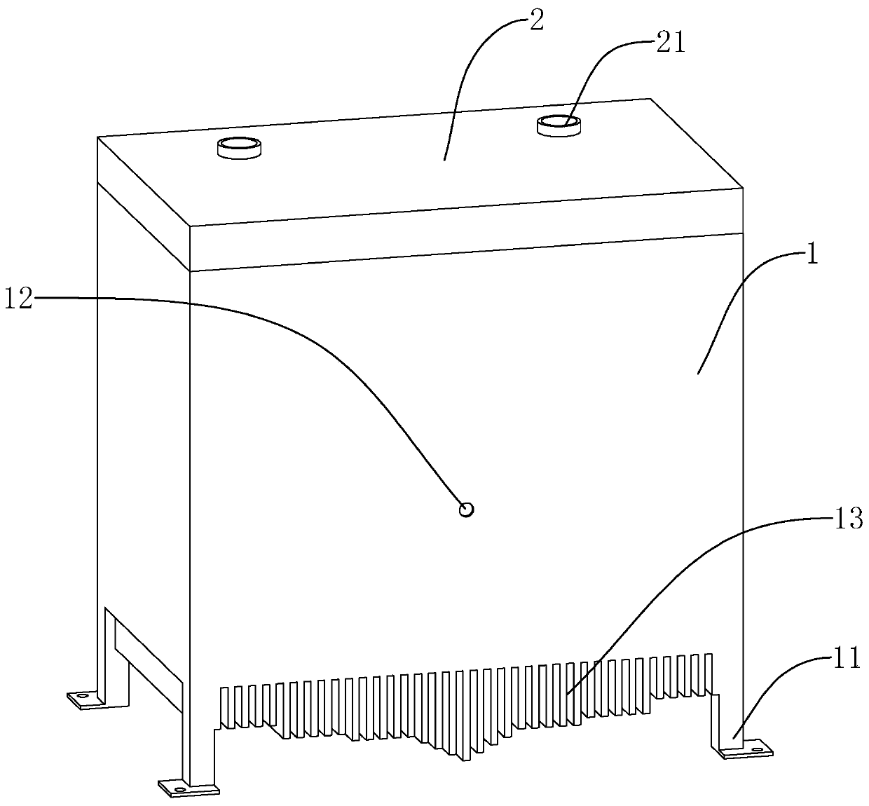 Lithium battery device for automobile