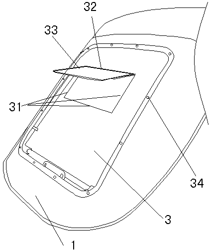 Wind shield of electric vehicle sun shading device