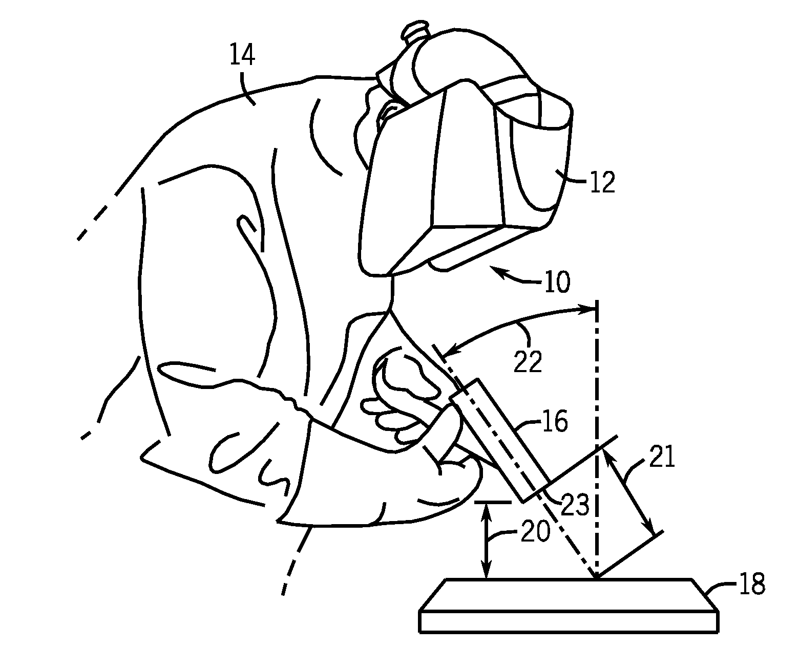Weld characteristic communication system for a welding mask