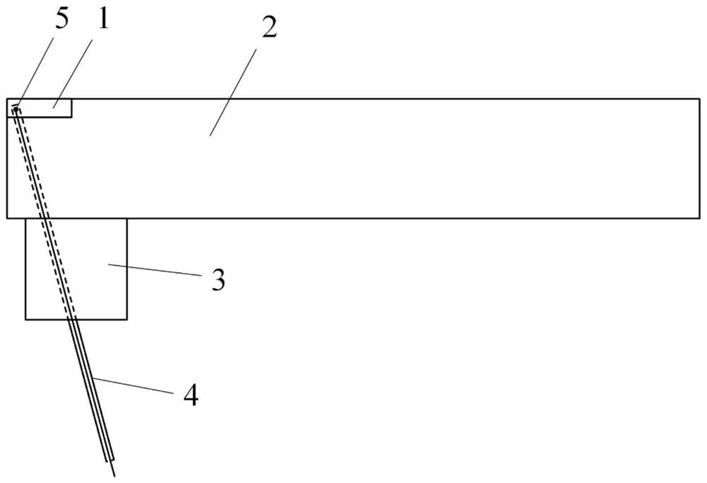 Turning temperature measurement system based on microstructure optical fiber sensing