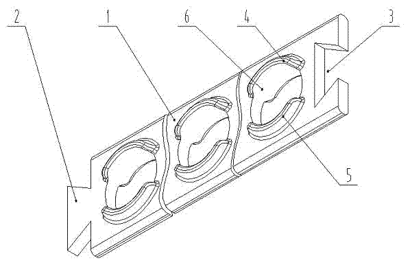 Slewing bearing ball belt-type locating retainer