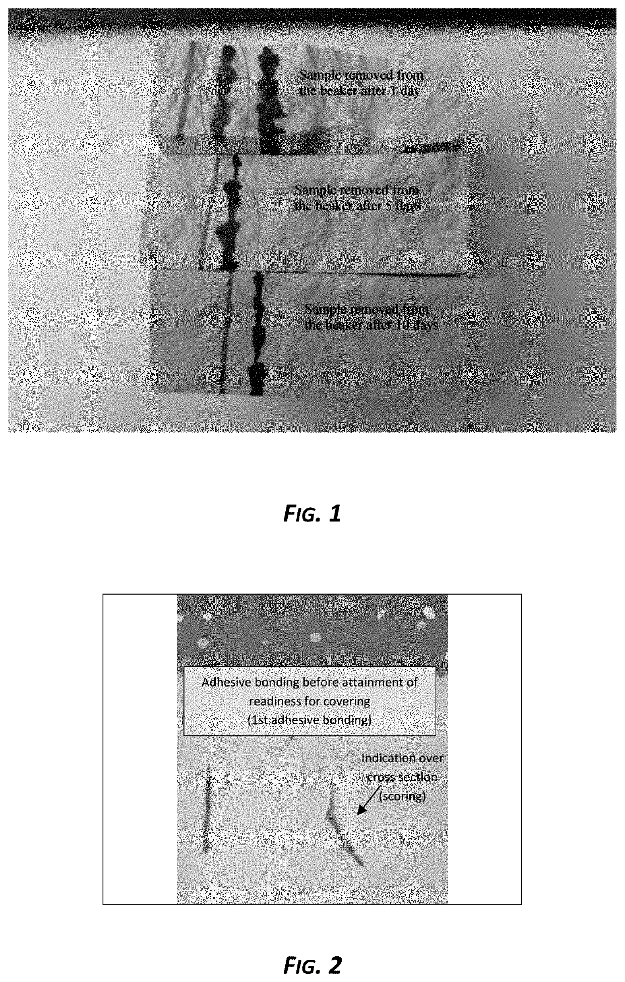 Dye mixture for determining the readiness for covering of levelling compounds