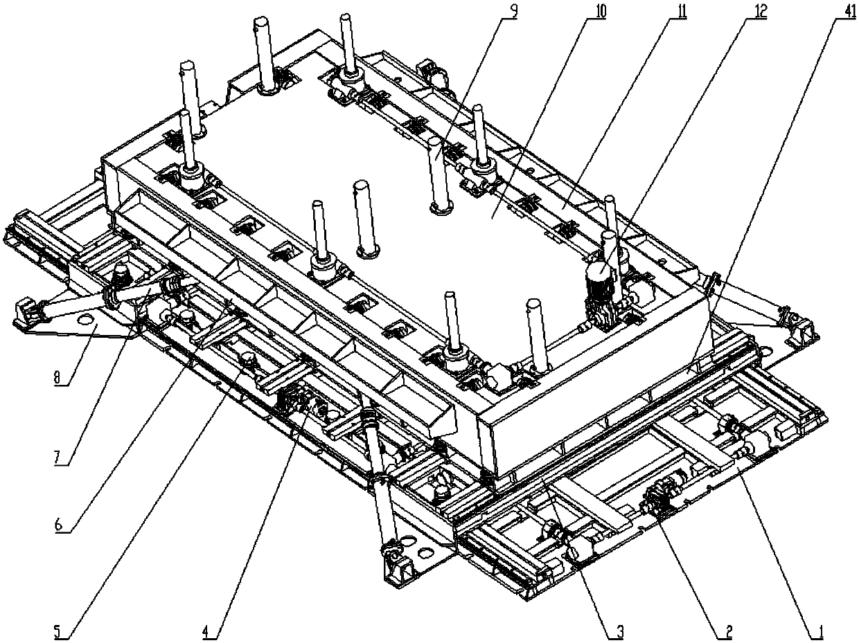 Rigid reinforced multi-degree-of-freedom platform based on mechanic-electronic-hydraulic integration