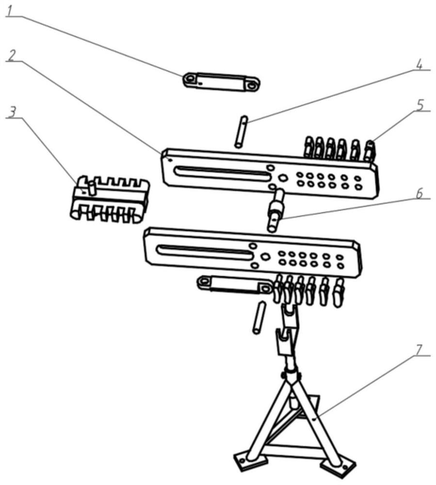 Steel pipe nozzle circle calibration mechanism