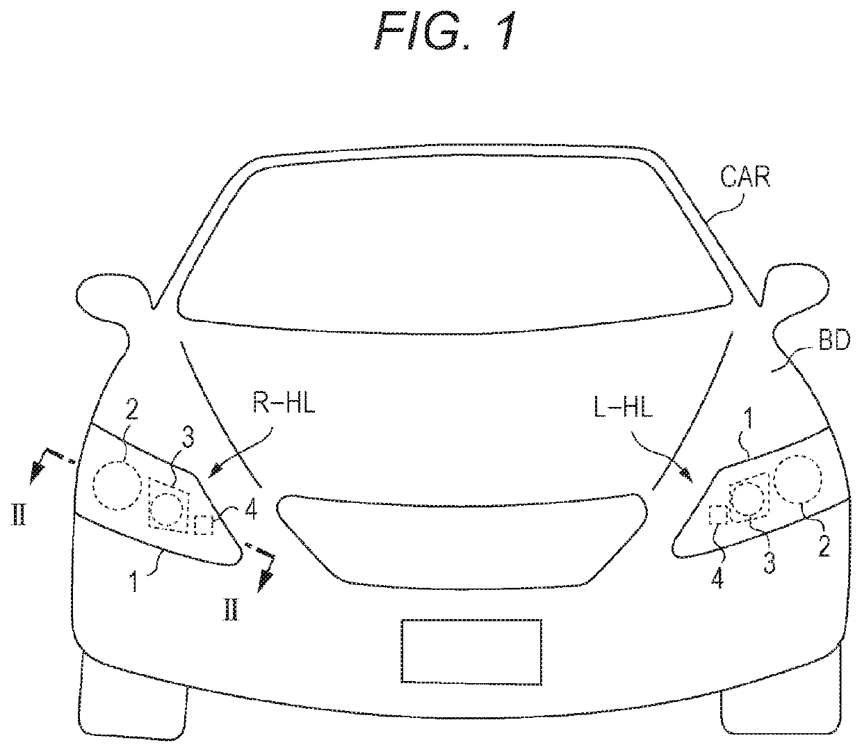 Vehicle lamp lighting control device