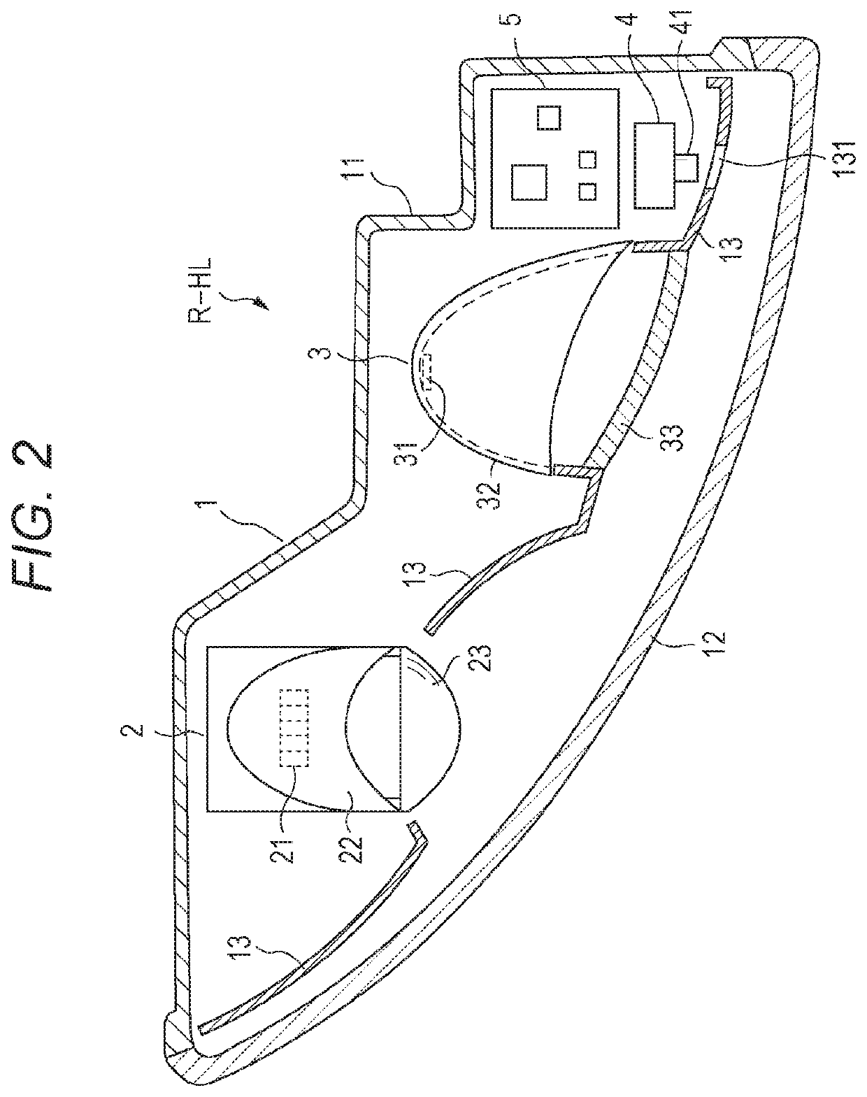 Vehicle lamp lighting control device