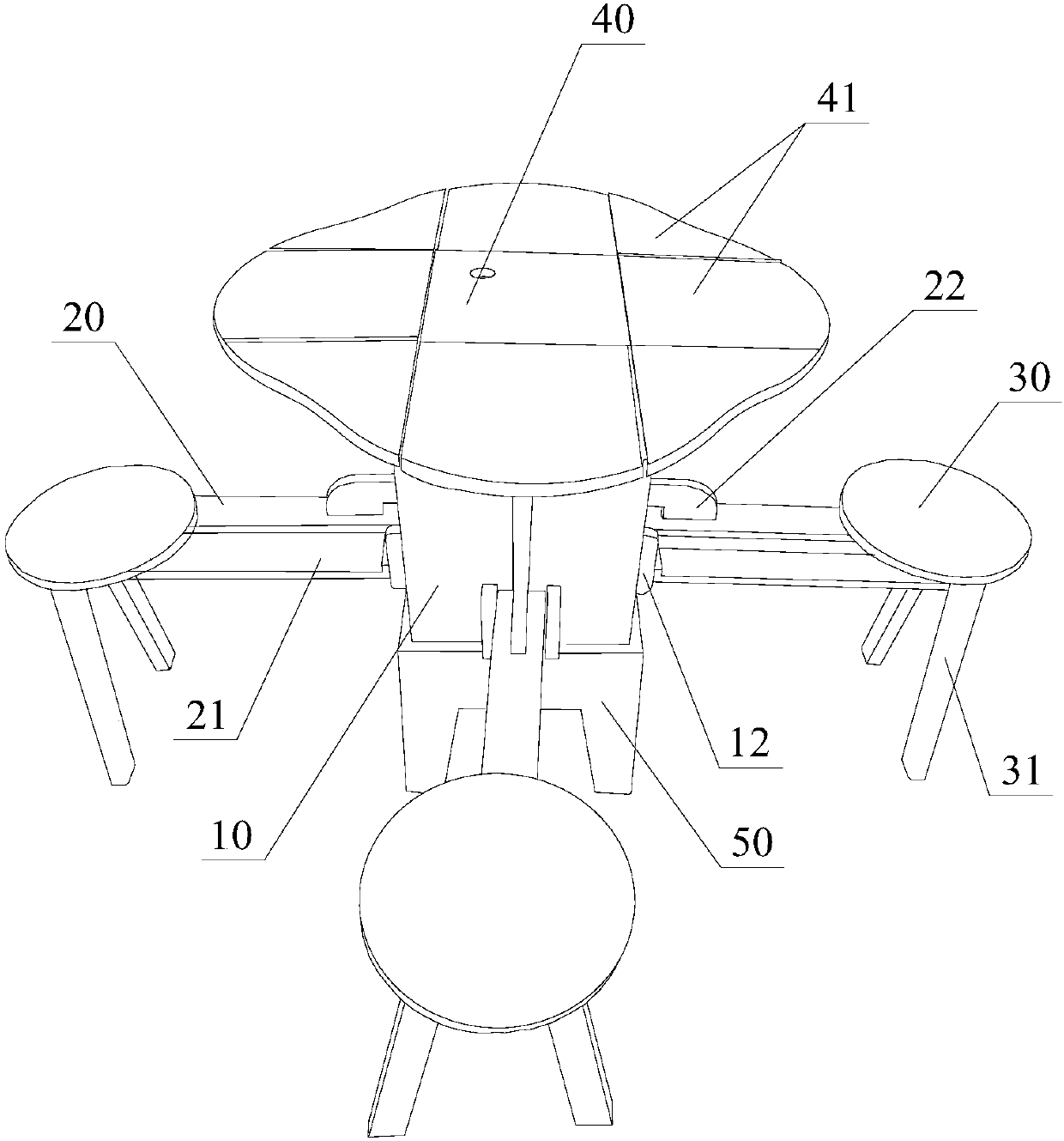 Portable conjoined table and chair