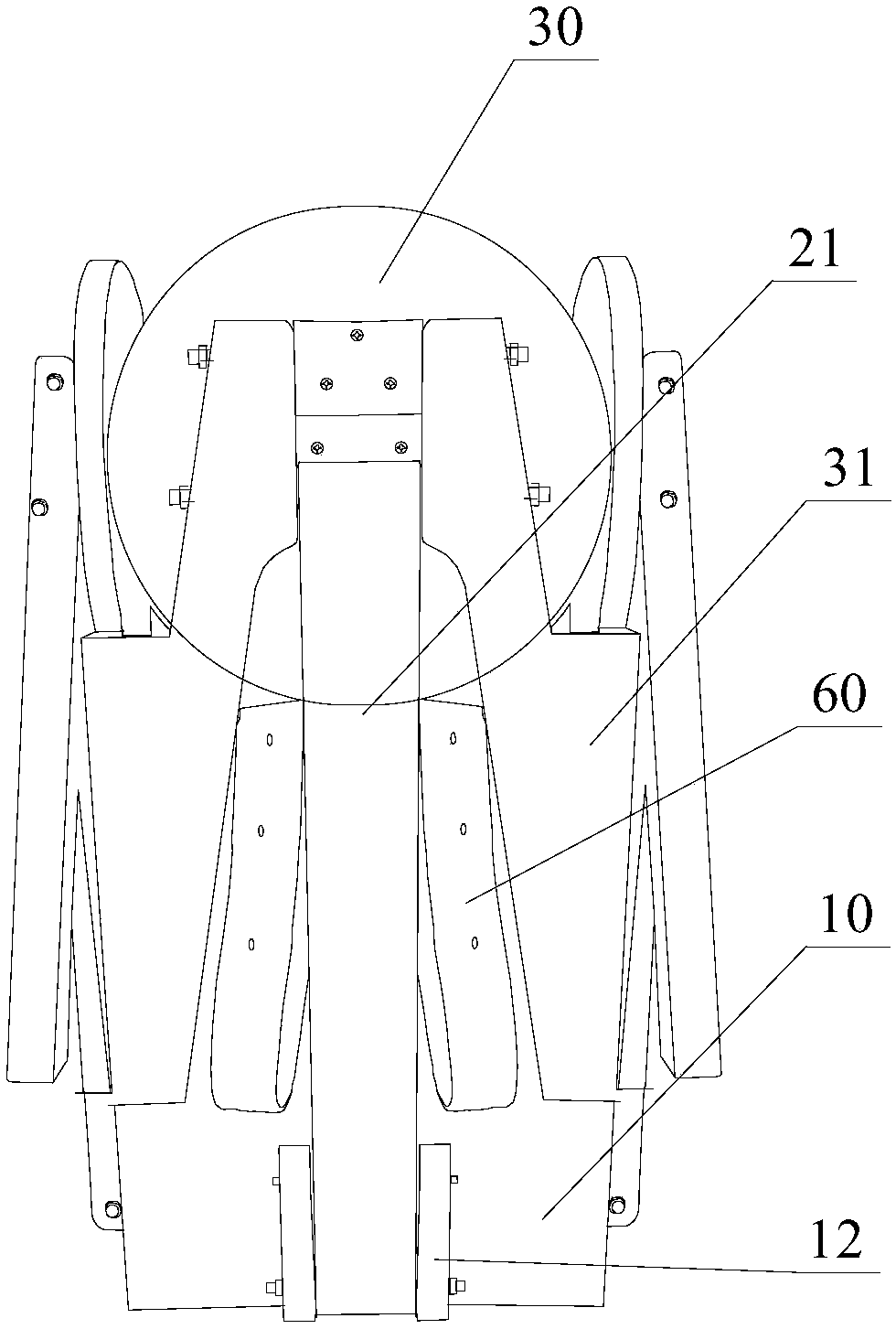 Portable conjoined table and chair