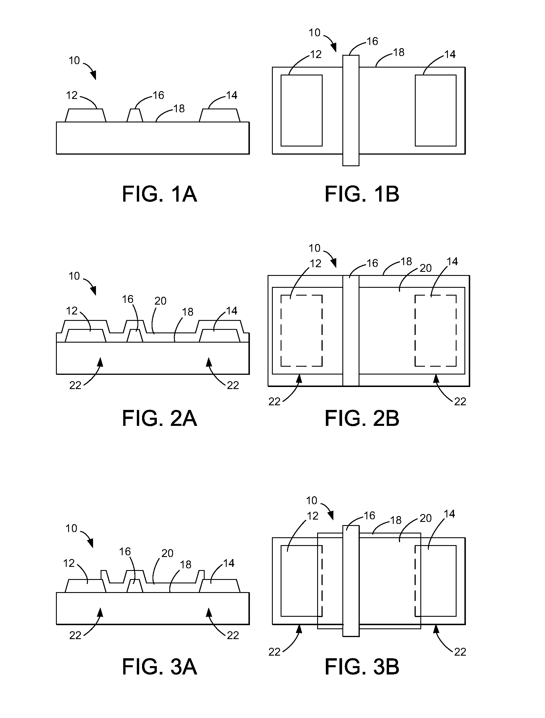 Fabrication of single or multiple gate field plates