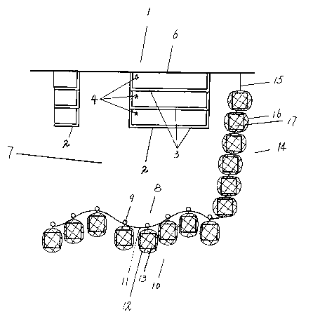 Method of ecological construction of upright revetment-type lakeside zone