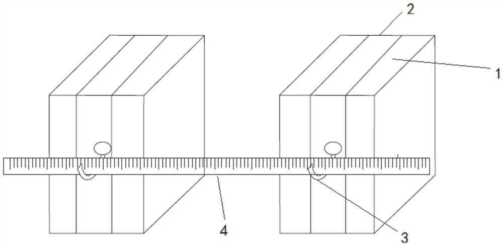 Insulating base for testing flashover characteristics of coating as well as preparation method and application thereof