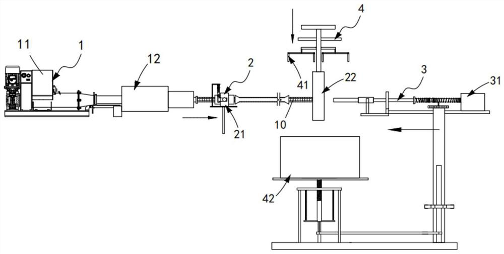 Wall-mounted furniture production device