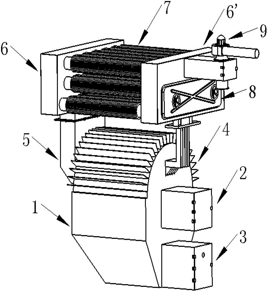 Air heating furnace system for supplying heat to seedling greenhouse