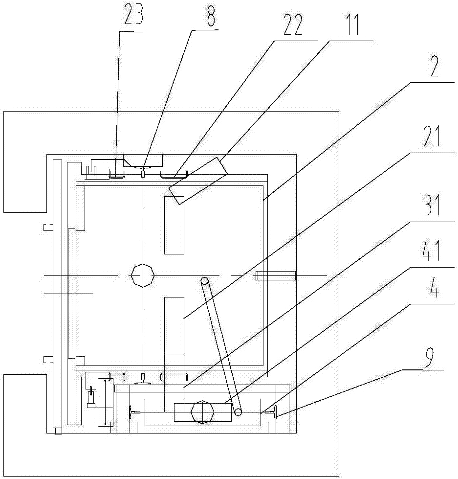 Elevator arrangement structure