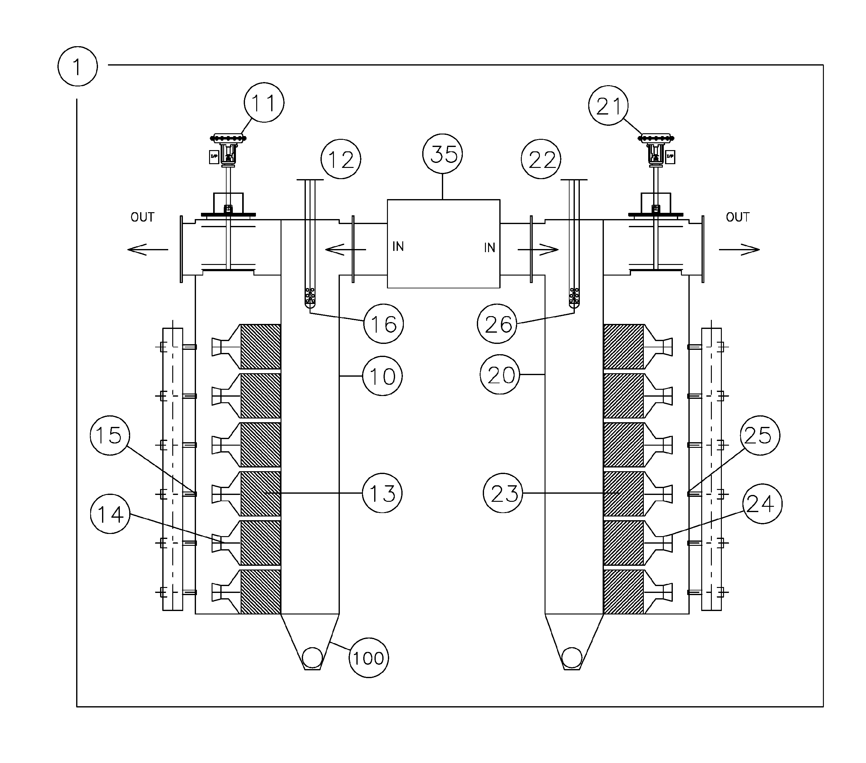 Particulate filtering apparatus for marine diesel engines and method of operation and regeneration of said apparatus