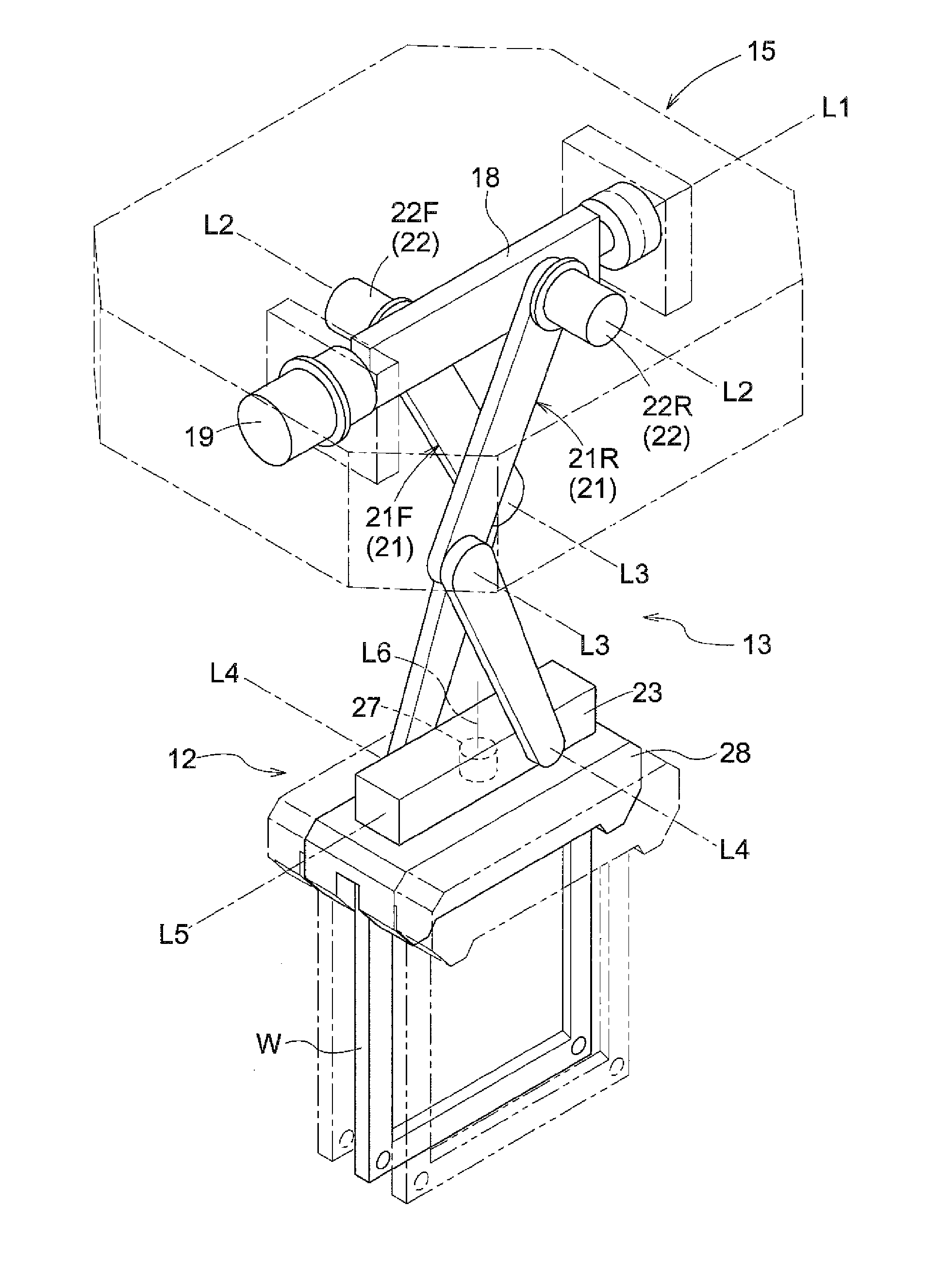 Ceiling transport vehicle and article transport facility