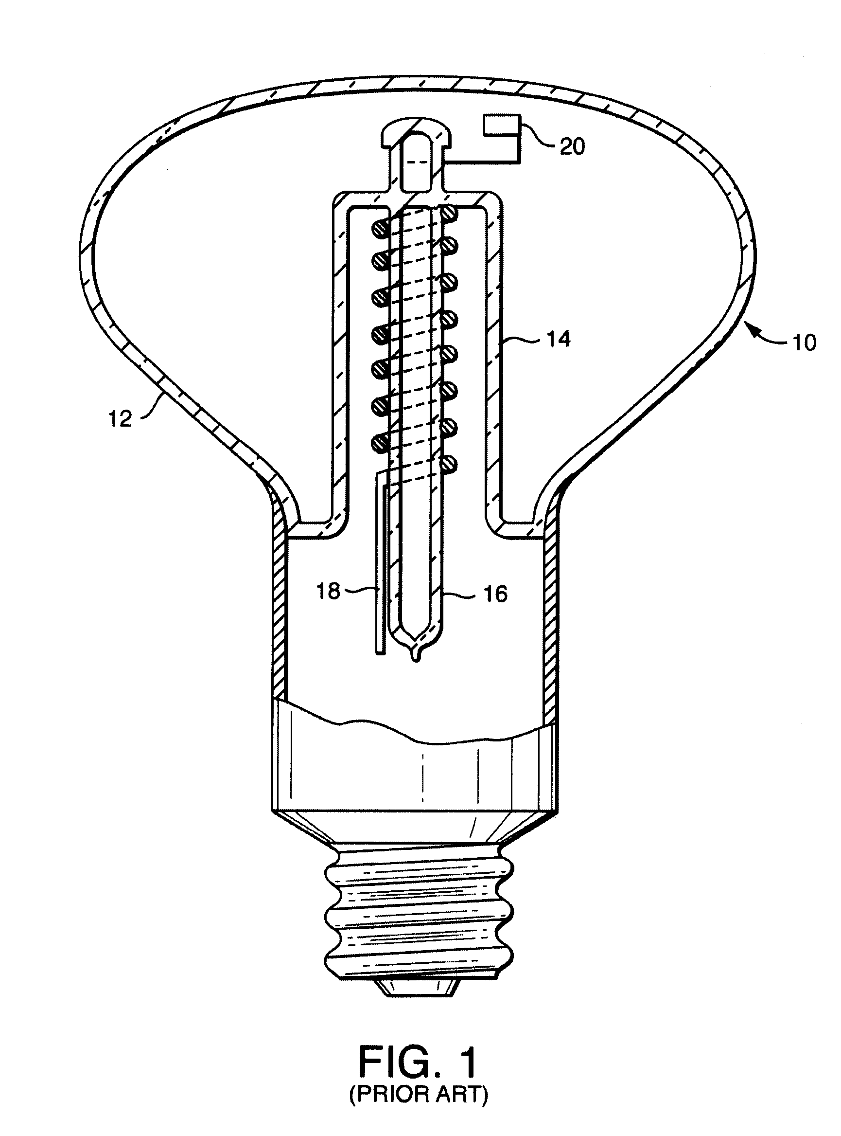 Amalgam support in an inductively coupled discharge lamp