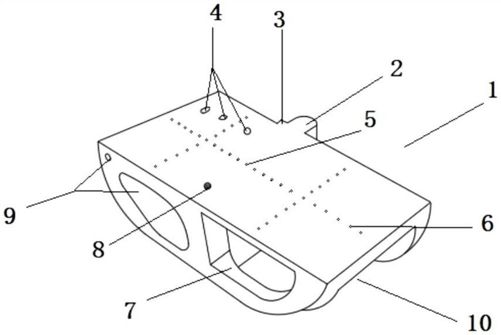 Standard block for detecting registration precision