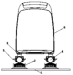 A lightweight automobile seat adjusting device