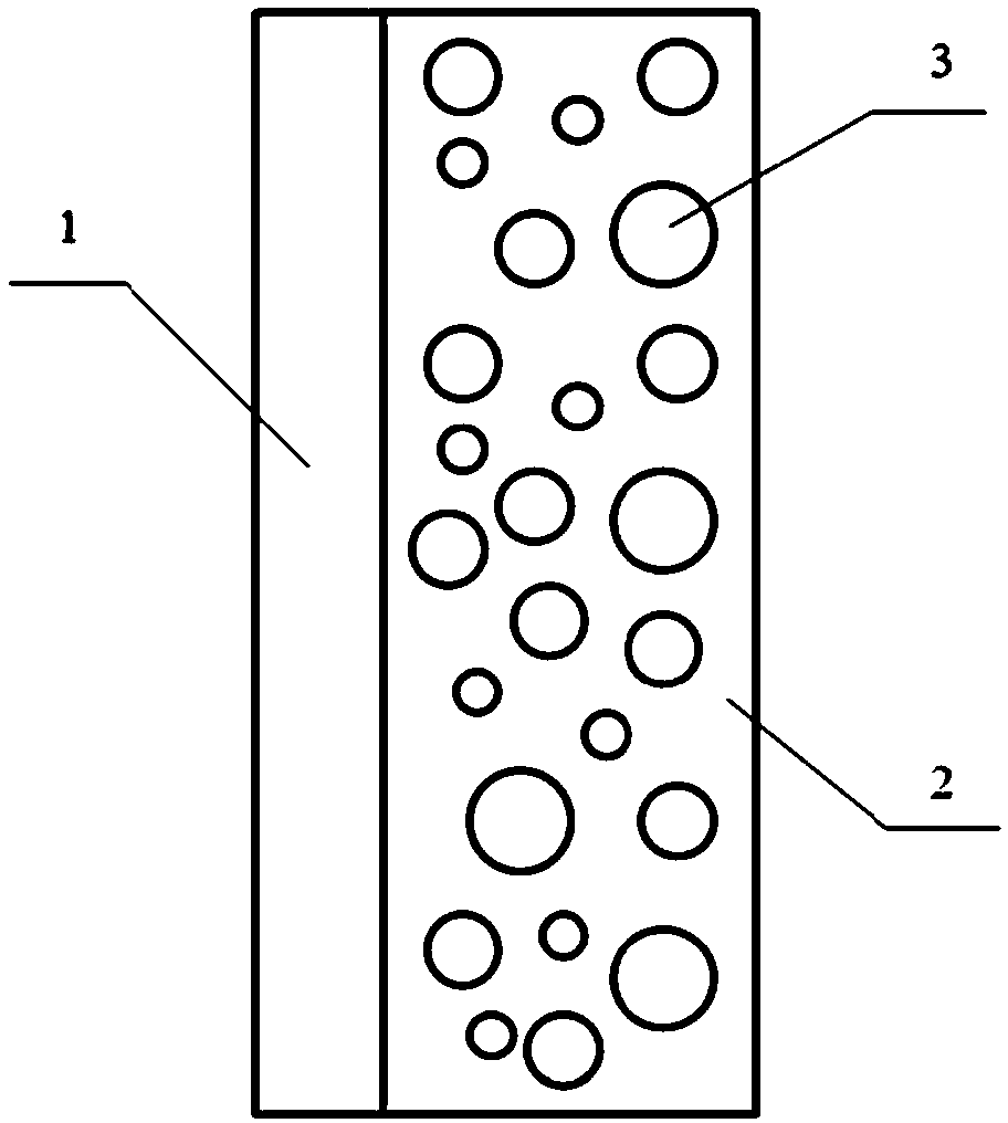 Membrane composite material loaded with indium-zinc sulfides and polyvinylidene fluoride and preparation method thereof