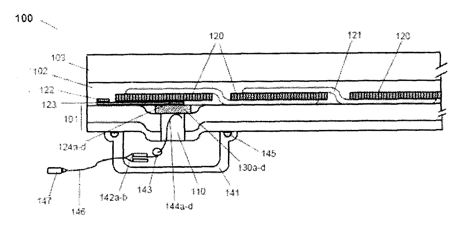 Backsheet for photovoltaic panels with double contacting face conductive elements of the non-through type and assembly method