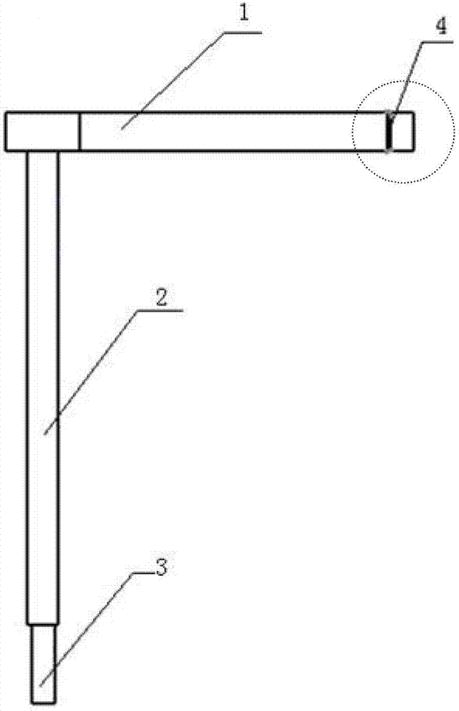 Span positioning and detection device for pendulum vertical tail with plate