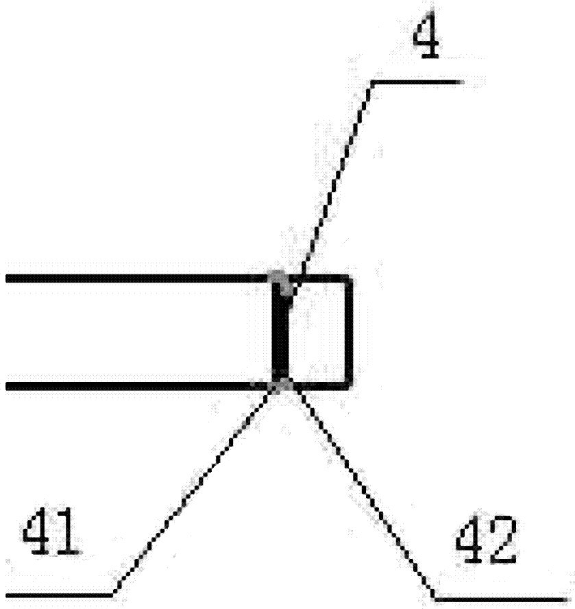 Span positioning and detection device for pendulum vertical tail with plate