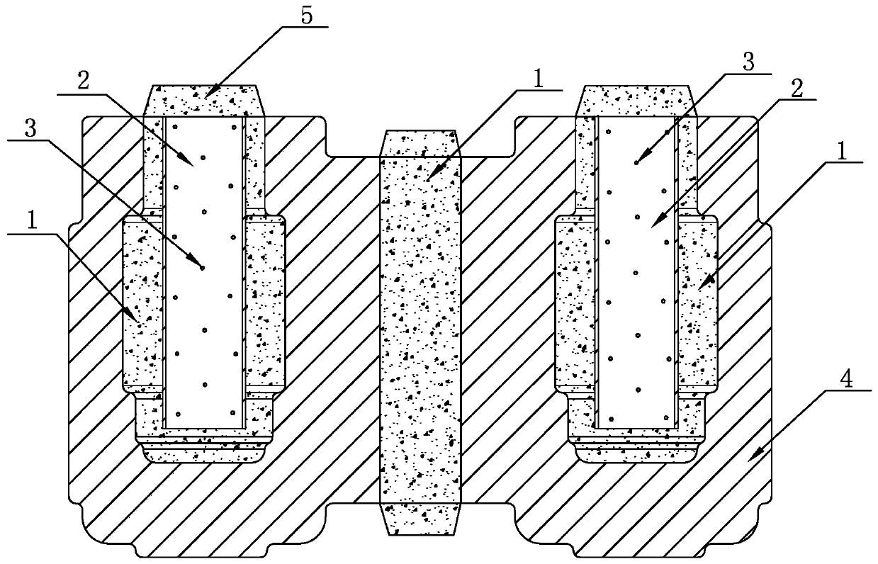 Casting core making material and core making method