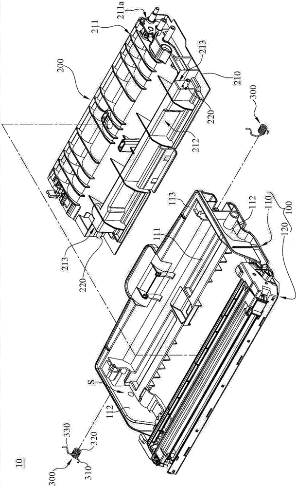 Separated type imaging device