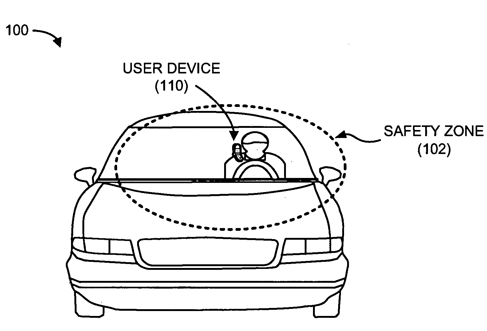 Vehicle computer link to mobile phone