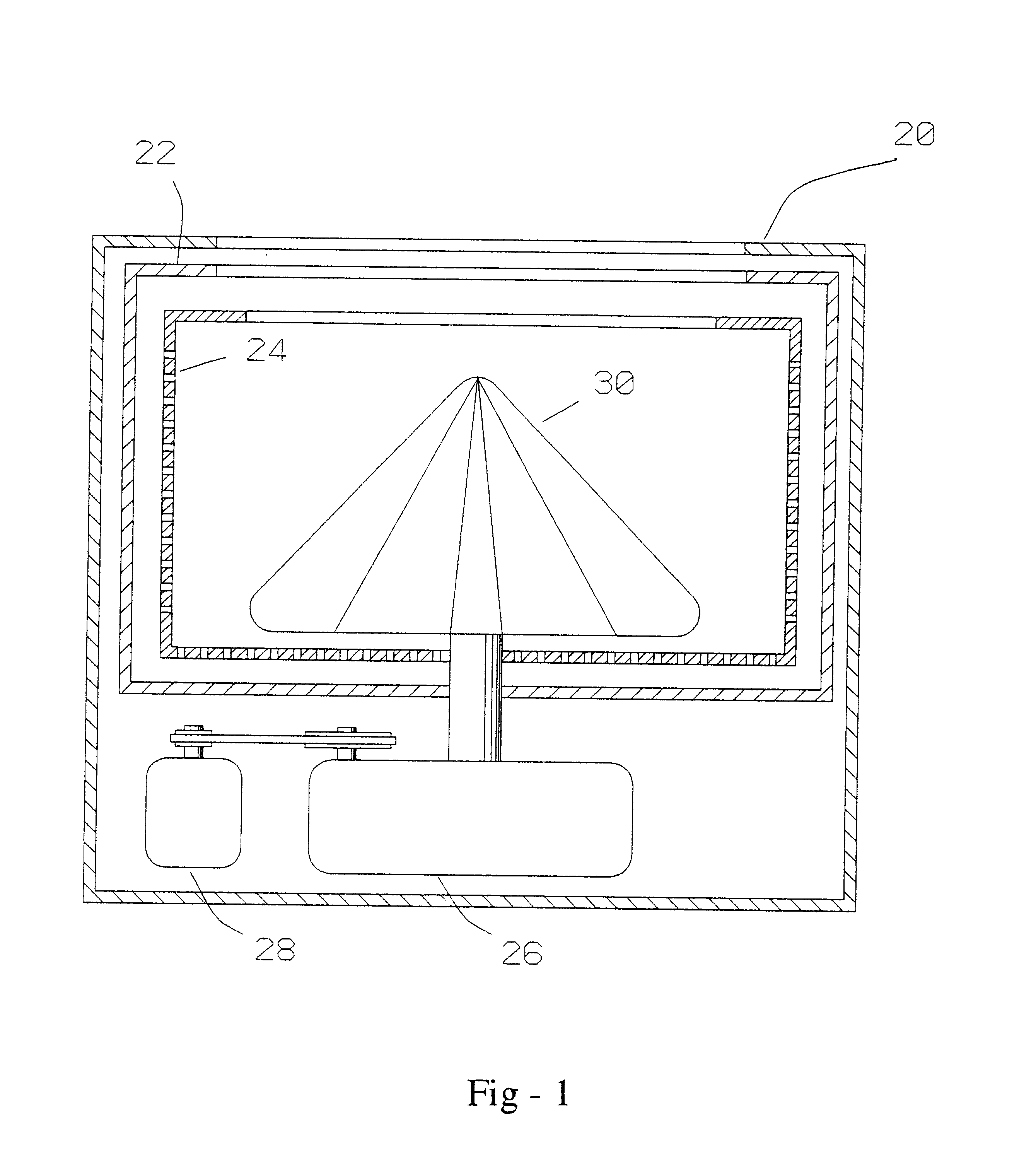 Washing apparatus and method utilizing flexible container to improve cleaning efficiency and minimize space occupancy