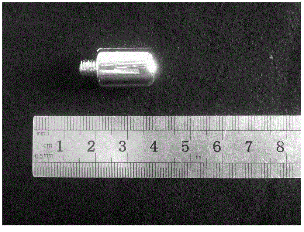 Large size ZrTi quasicrystal material and preparation method thereof