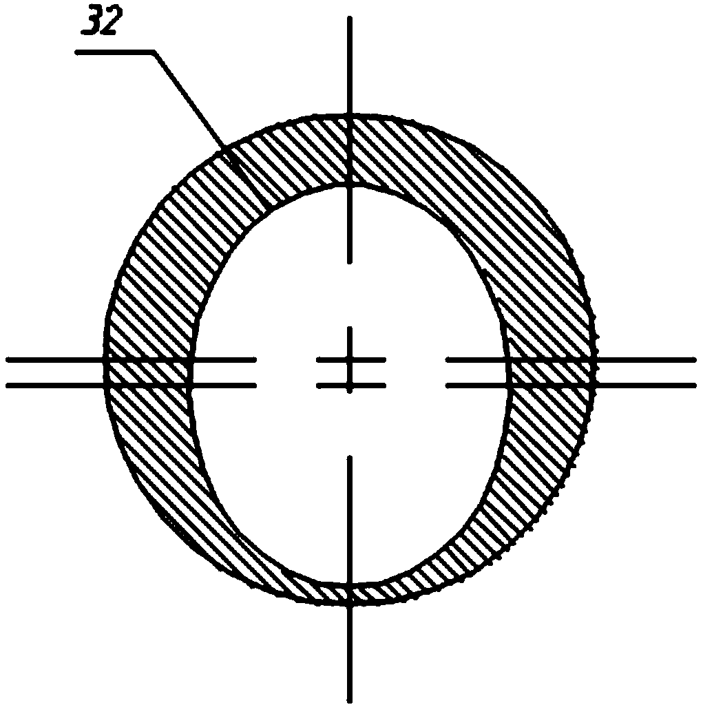 Symmetrical combination spiral ore grinding barrel and designing method thereof