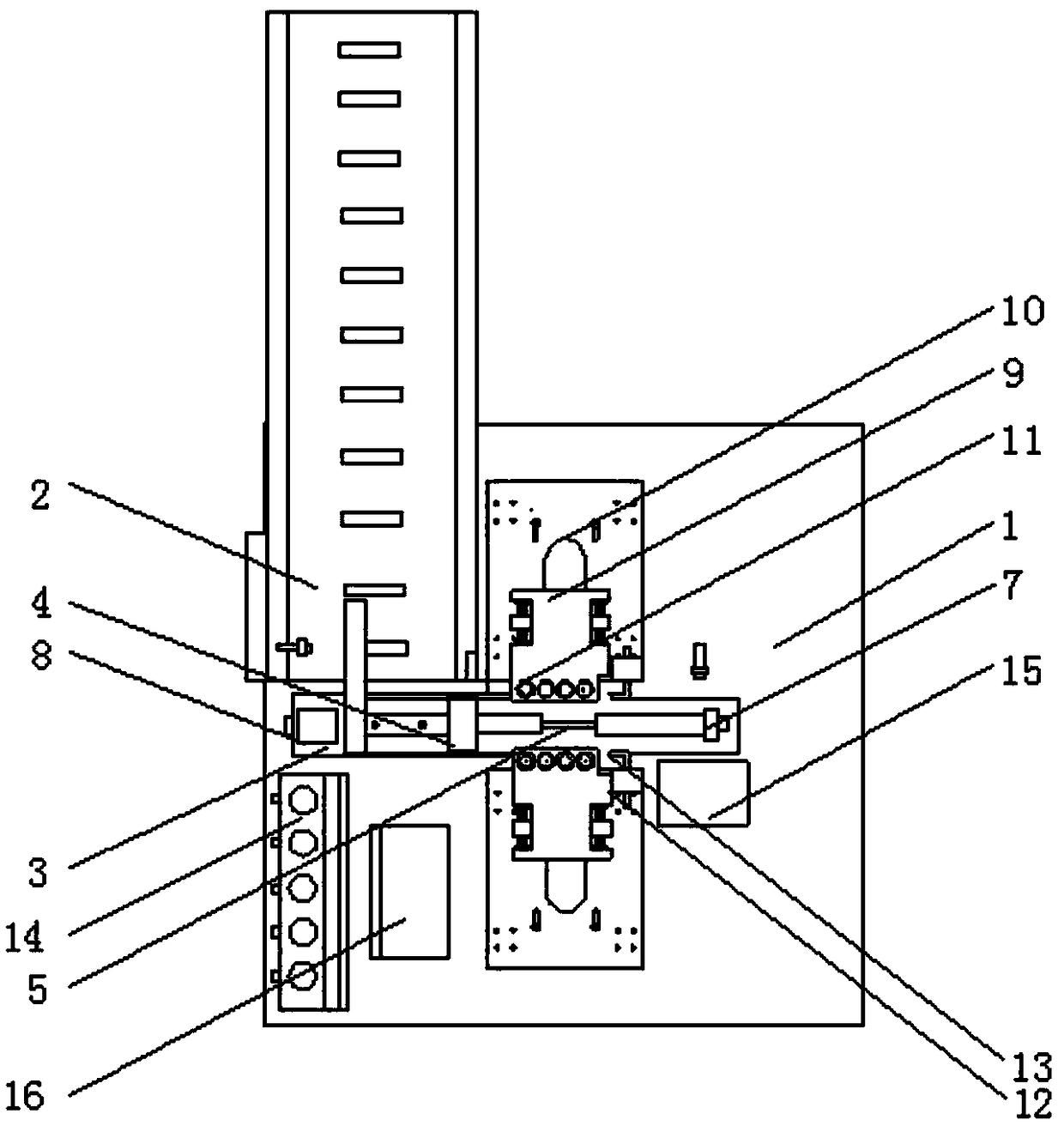 An automatic capacitor housing cutter