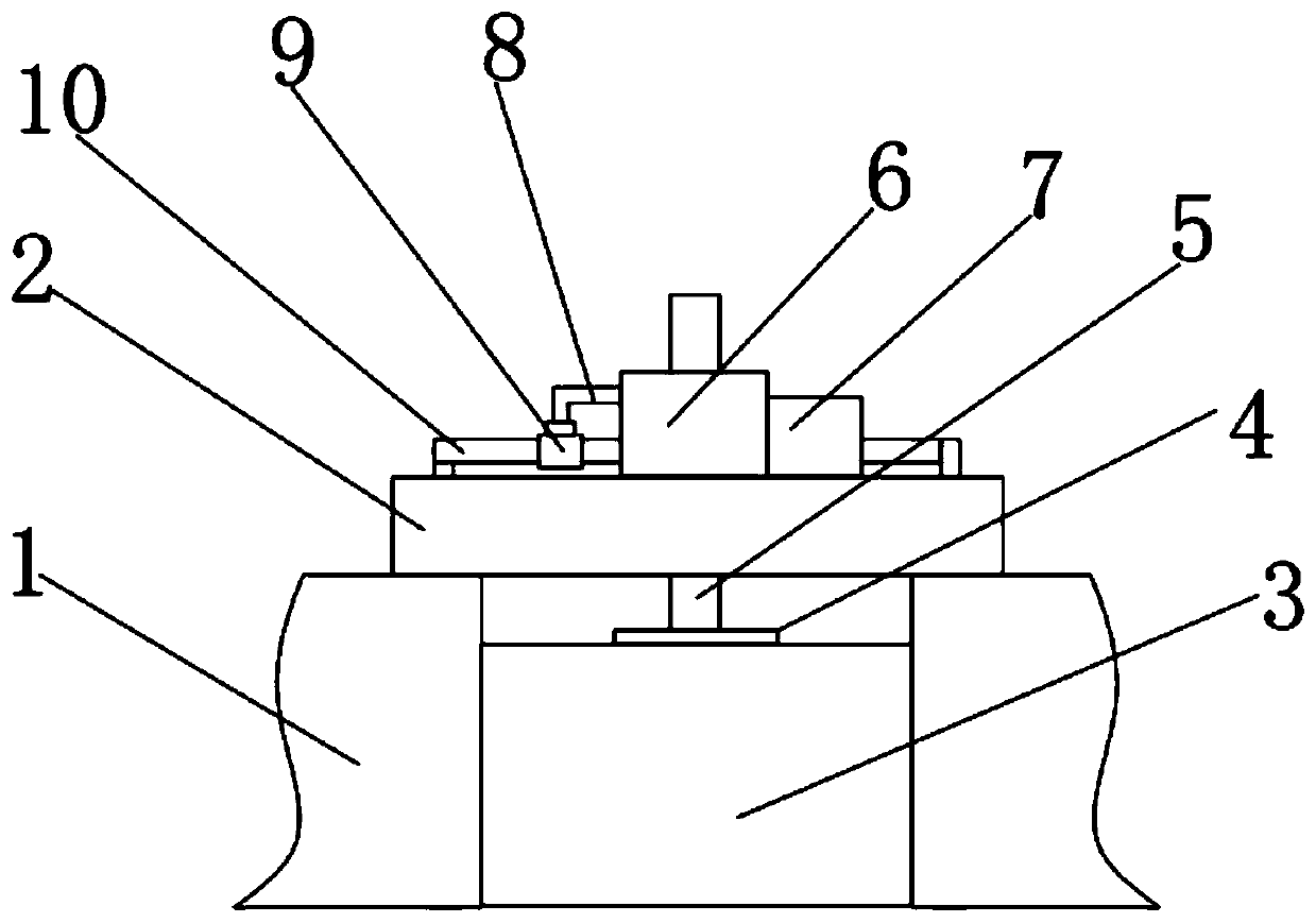 Pneumatic anti-freezing water gate based on geothermal waterless heating