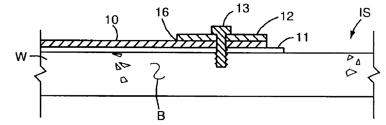 Wall reinforcing and waterproofing system and method of fabrication