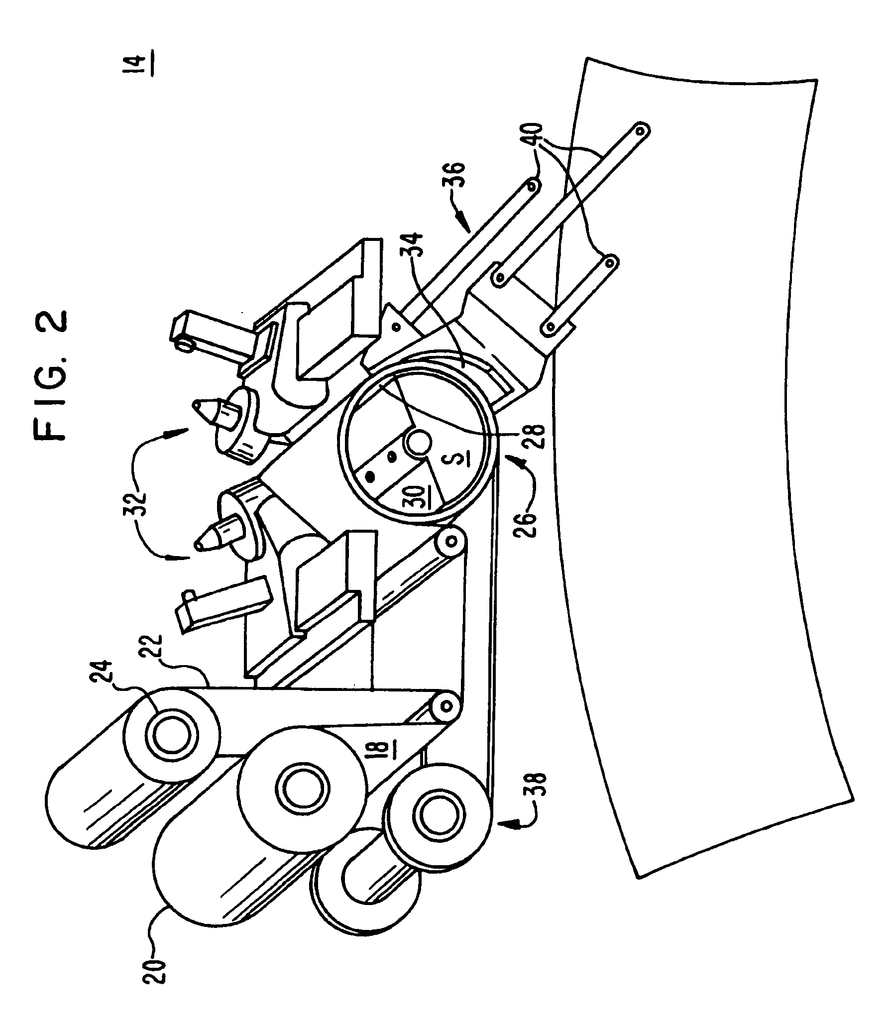 Automated fabric layup system and method