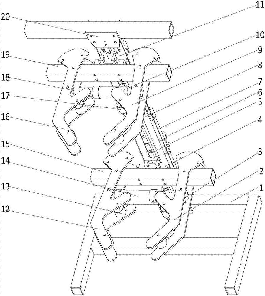 Pneumatic pole climbing robot based on bionic worming principles