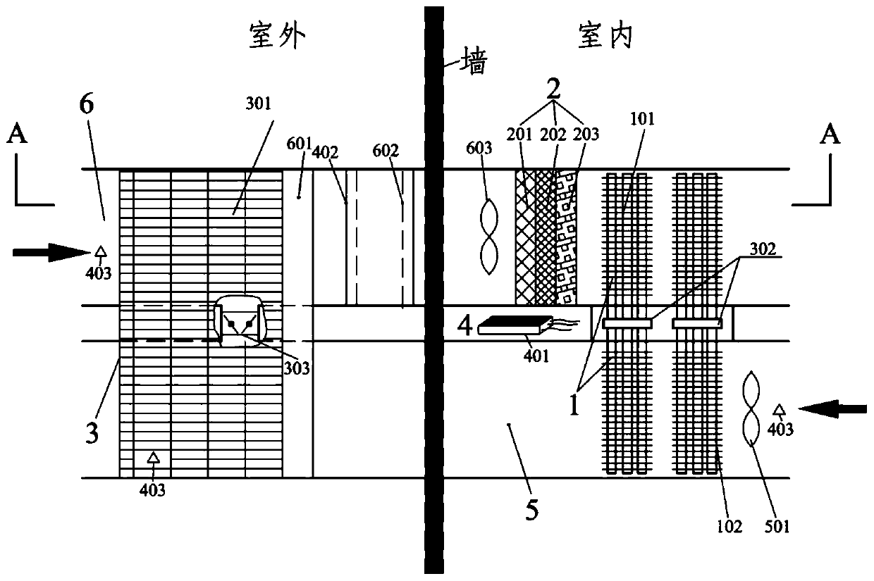 Novel photovoltaic thermoelectricity heat recovery and purification fresh air device and control method thereof